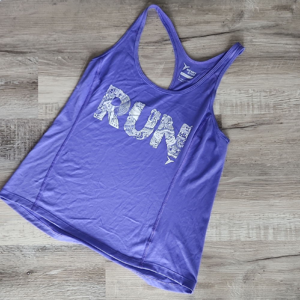 Old Navy Purple Racerback Tank Top Sleeveless